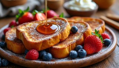 découvrez le pain perdu traditionnel à la cannelle dorée, une douceur sucrée irrésistible qui ravira toutes les papilles grâce à son goût authentique et sa texture fondante.