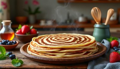 découvrez les crêpes zébrées de grand-mère, un dessert tendre et facile à préparer qui ravira vos papilles dès la première bouchée. un plaisir gourmand et authentique pour toute la famille.