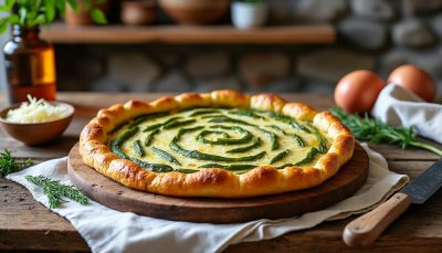 découvrez la tarte fine poireaux-parmesan, une recette simple et gourmande alliant fondant et doré, idéale pour réchauffer vos repas d'hiver avec délicatesse.