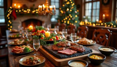 découvrez notre soirée pierrade réveillon 2026, une expérience conviviale et sans stress avec des sauces rapides incluses pour un réveillon réussi en toute simplicité.