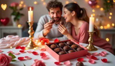 découvrez nos rochers praliné croustillants, le chocolat parfait pour célébrer la saint-valentin 2026 avec douceur et gourmandise.
