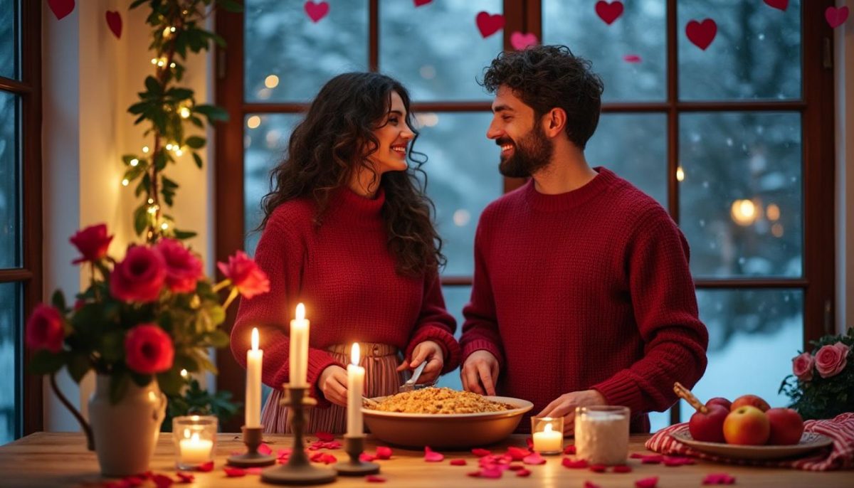 découvrez une recette rapide et savoureuse de crumble pomme framboise idéale pour la saint-valentin 2026. un dessert fruité et gourmand prêt en quelques minutes pour célébrer l'amour.