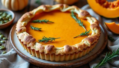 découvrez notre recette maison de tarte salée au potimarron, à la fois croustillante et fondante, pour régaler toute la famille avec des saveurs automnales gourmandes.