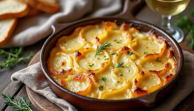 découvrez notre recette de gratin dauphinois fondant au comté, un plat réconfortant et gourmand parfait pour réchauffer vos soirées d'hiver en famille ou entre amis.