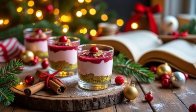 découvrez nos verrines de noël parfaites pour les fêtes et le nouvel an 2026, faciles à préparer la veille pour un réveillon sans stress.