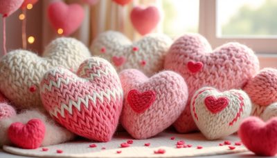 découvrez nos 3 cœurs en laine parfaits pour la saint-valentin des enfants, cadeaux doux et chaleureux à offrir avec amour.