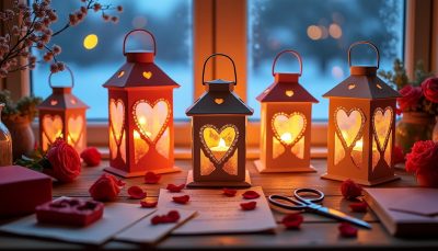découvrez 4 idées créatives de photophores à fabriquer vous-même pour une saint-valentin romantique et personnalisée.