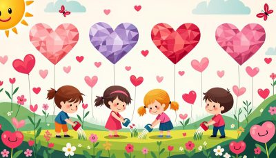découvrez 6 mosaïques cœur spécialement conçues pour la saint-valentin, idéales pour les enfants de maternelle afin de développer leur créativité tout en célébrant cette fête pleine d'amour.