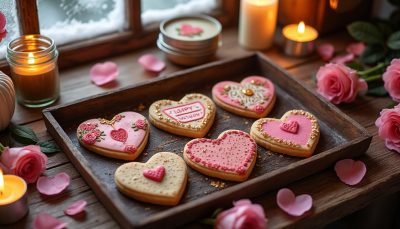 découvrez 6 recettes de sablés faciles à préparer pour la saint-valentin, parfaits à offrir et partager avec votre moitié.