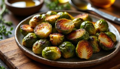 découvrez la recette des choux de bruxelles rôtis au four, une transformation fondante, dorée et croustillante qui réveille les saveurs de votre enfance pour un plat sain et gourmand.