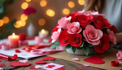 apprenez à créer un magnifique bouquet de cœurs en papier grâce à notre guide facile et étape par étape, idéal pour offrir ou décorer.