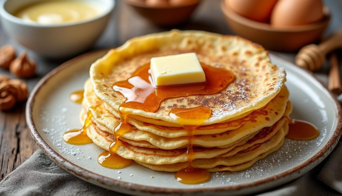 découvrez la recette express de crêpes moelleuses et dorées de cyril lignac, idéale pour réussir une chandeleur parfaite en toute simplicité.