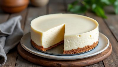 savourez ce gâteau au fromage blanc 0 % ultra léger, parfait pour une pause gourmande sans culpabilité et invitez-vous à une seconde part pleine de douceur.