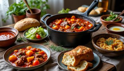 découvrez le goulash classique, un plat réconfortant apprécié par toute une génération. savourez une recette traditionnelle pleine de saveurs authentiques.