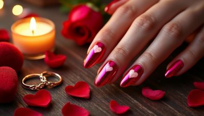 découvrez des idées d'ongles pour la saint-valentin 2026 avec un design cat eye chic, des motifs de cœurs romantiques et un élégant effet velours pour une manucure tendance et pleine d'amour.