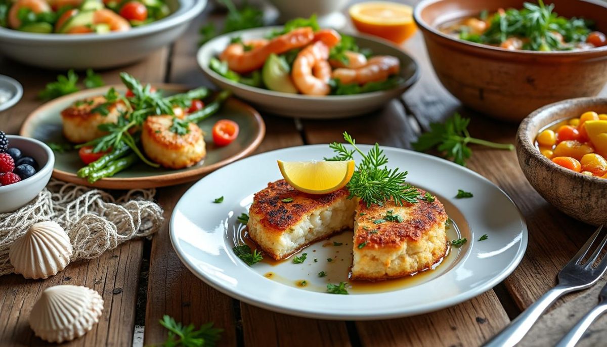 découvrez notre recette gourmande de gâteau de crabe, un délice marin à savourer chez vous. facile à préparer, ce plat savoureux apportera le goût de la mer directement dans votre assiette.