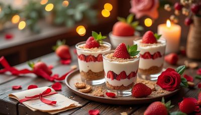 découvrez notre recette gourmande pour la saint-valentin 2026 : un délicieux tiramisu aux fraises et spéculoos, parfait pour une soirée romantique pleine de douceur.