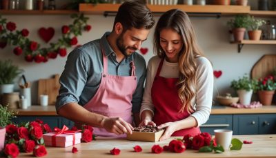 découvrez des idées originales pour la saint valentin 2026 avec des coffrets de chocolat faits maison et des recettes gourmandes pour émouvoir votre moitié.