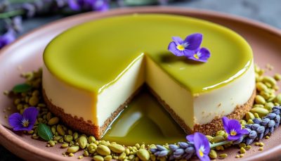 découvrez un flan pâtissier à la pistache, incroyablement fondant et savoureux, qui séduira tous les amateurs de douceurs gourmandes.