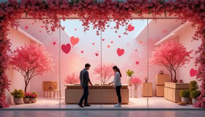 découvrez une vitrine saint valentin 2026 simple et impactante pour votre magasin, alliant élégance et créativité pour attirer tous les regards.
