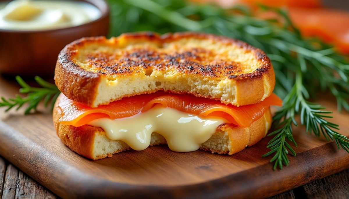 découvrez la recette du croque-cake au saumon fumé, avec un cœur fondant et savoureux caché dans un moelleux pain de mie, pour une gourmandise irrésistible.
