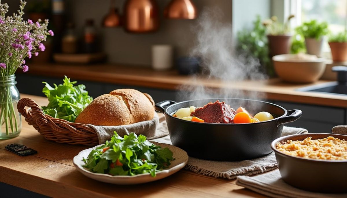 découvrez une recette simple et savoureuse de corned beef préparé en une seule casserole pour un dîner réconfortant et rapide.