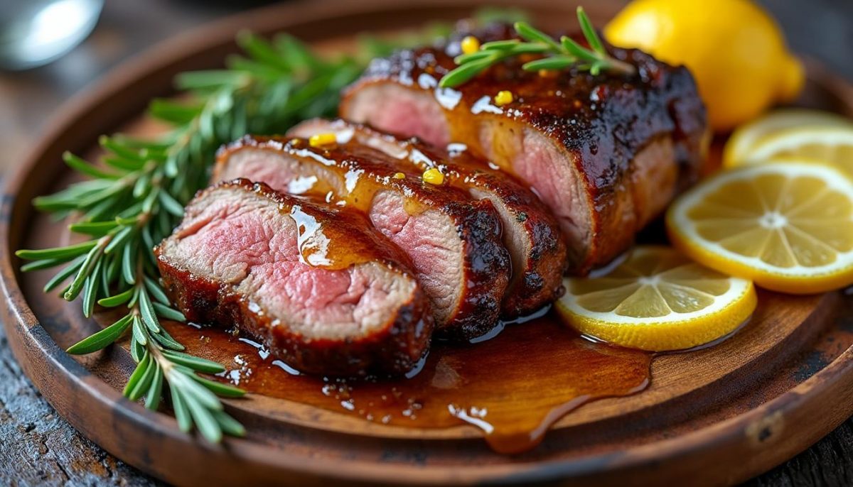 découvrez notre recette d'épaule d’agneau confite au miel et au citron, un plat tendre et savoureux qui sublimera votre déjeuner de pâques avec des saveurs délicates et gourmandes.