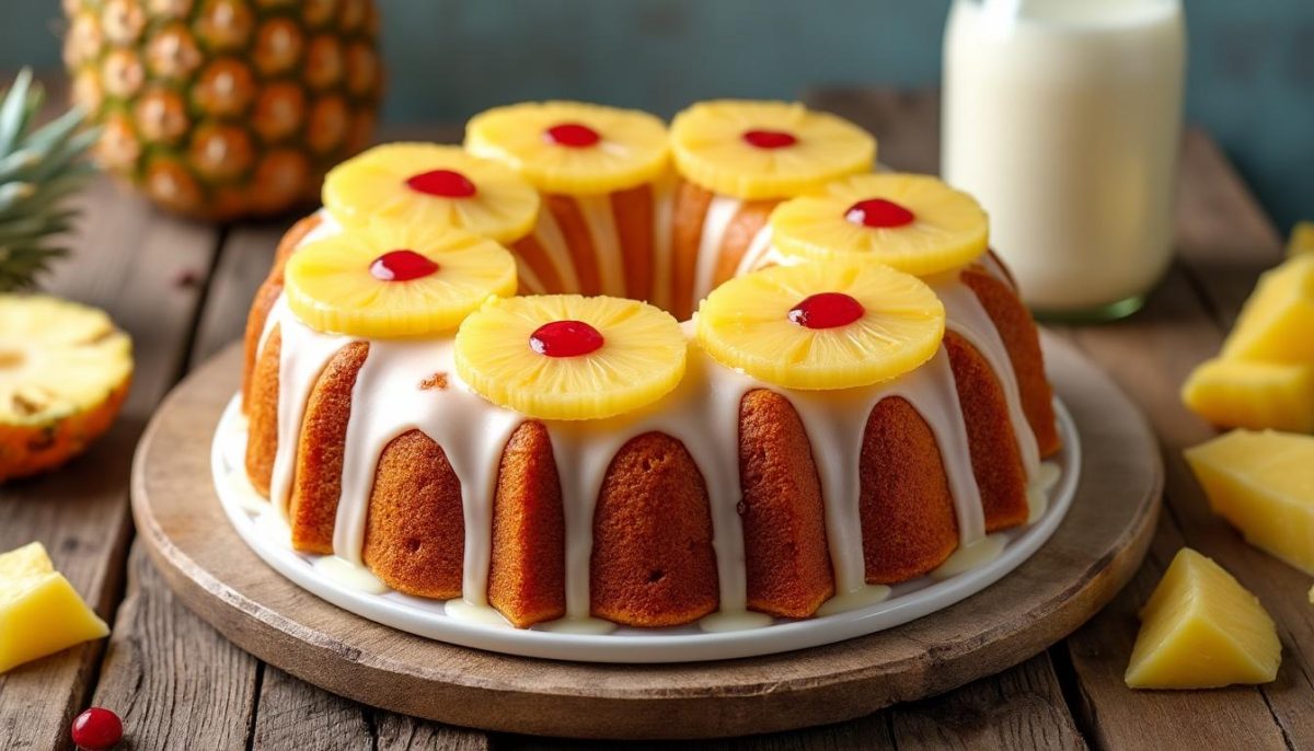 découvrez le secret d'un gâteau à l’ananas et lait concentré ultra moelleux, sans sucre ajouté, pour une douceur saine et savoureuse qui surprendra vos papilles.
