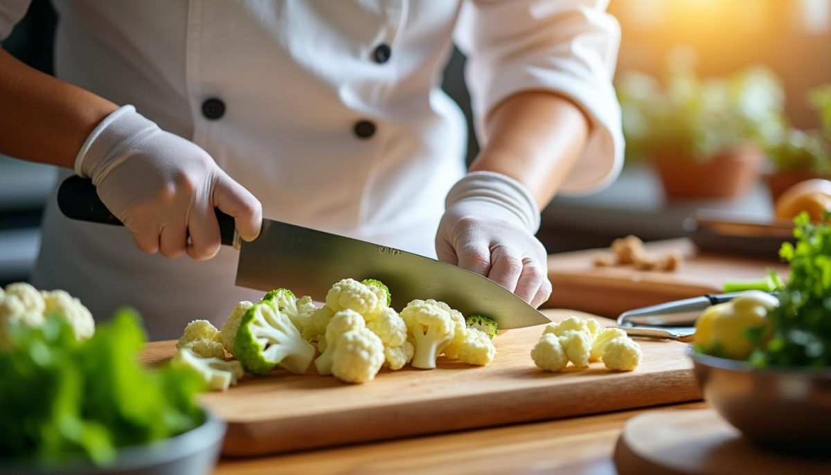 découvrez comment stéphanie le quellec maîtrise la cuisson millimétrée du chou-fleur pour révéler une saveur unique et raffinée dans ses recettes.