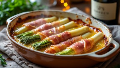 découvrez notre recette réconfortante de poireaux gratinés au jambon serrano et comté, parfaite pour sublimer vos soirées d’hiver avec douceur et saveurs authentiques.