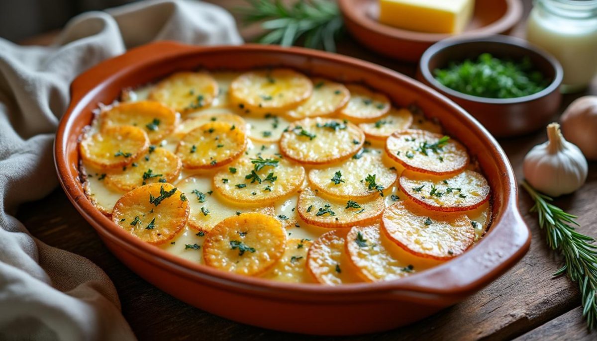 découvrez la recette parfaite des pommes de terre gratinées deux fois à la crème, avec des peaux croustillantes et un intérieur fondant, pour un plat gourmand et réconfortant.