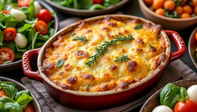 découvrez notre recette de pommes de terre gratinées, un accompagnement savoureux et fondant qui ravira vos papilles et sublimera vos repas, éclipsant même le plat principal.
