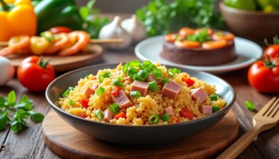 découvrez notre recette maison de riz frit au jambon, facile et savoureuse, qui surpasse largement les plats à emporter. un repas rapide et délicieux à préparer chez vous !