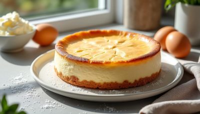 découvrez la recette facile et rapide d'un cheesecake japonais soufflé aux 3 ingrédients, pour un goûter léger, fondant et délicieux.