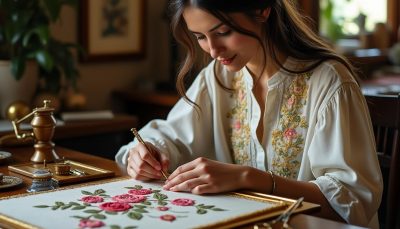 découvrez l'histoire inspirante d'une brodeuse d'or de 26 ans qui ravive avec minutie et passion un savoir-faire d'exception, alliant tradition et audace.