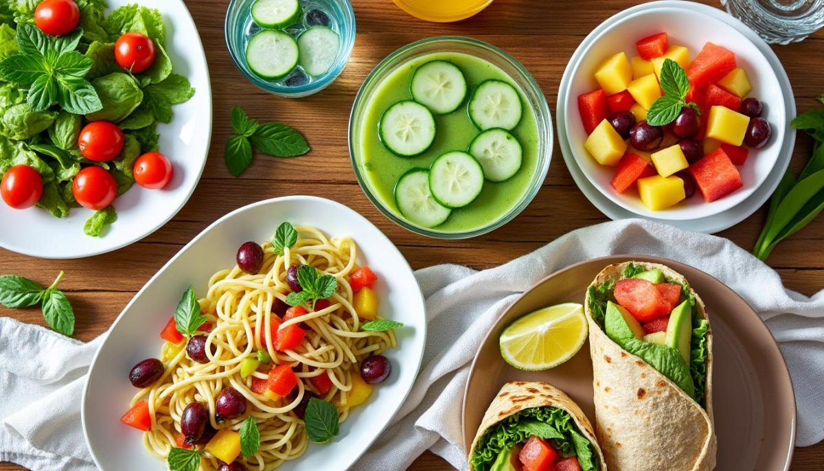 découvrez 5 plats froids rapides et délicieux pour affronter la canicule sans avoir à allumer le four. des recettes fraîches et faciles pour garder la fraîcheur et savourer l'été.