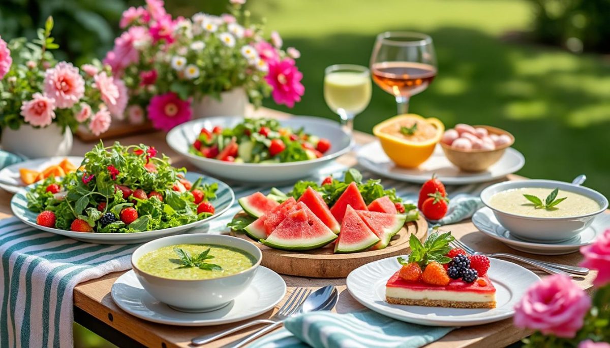 découvrez 5 recettes d'été ultra fraîches et faciles à préparer, sans jamais allumer le four. parfaites pour des repas légers et rapides à savourer en une seule fois.