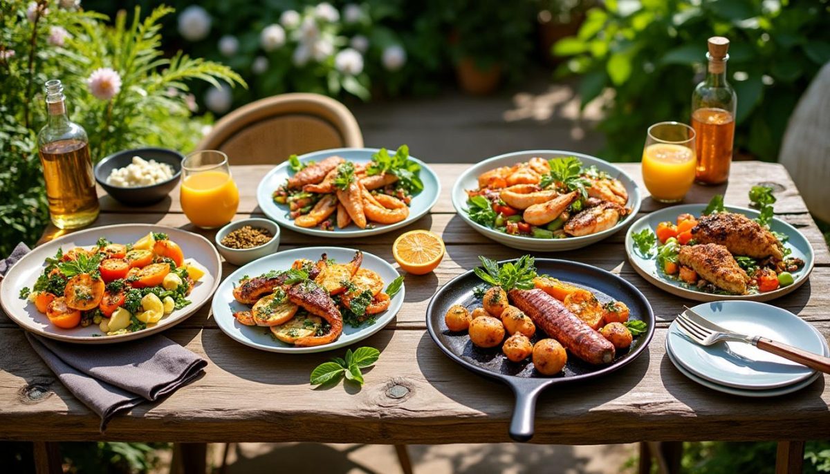 découvrez 6 recettes faciles pour la plancha, parfaites pour impressionner vos invités cet été sans stress. des plats savoureux et simples à préparer pour des moments conviviaux inoubliables.