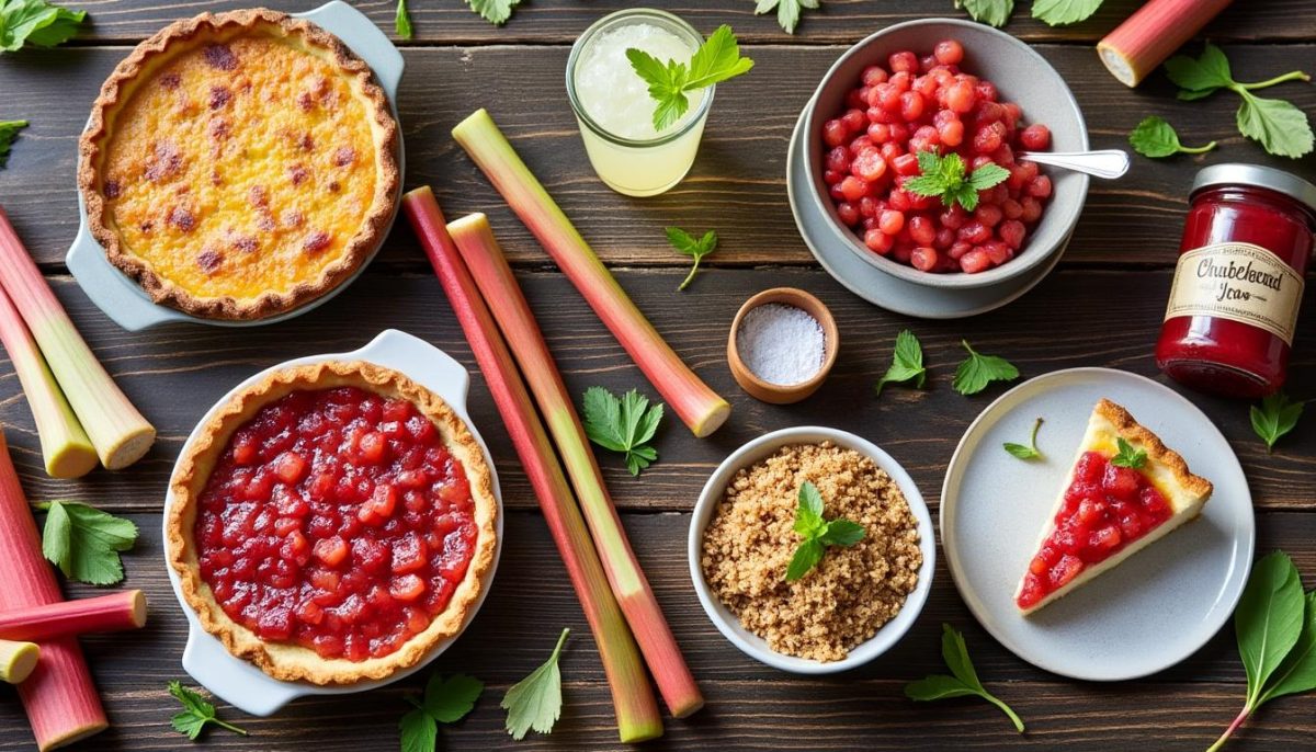 découvrez 6 recettes savoureuses à base de rhubarbe qui séduiront toute la famille et redonneront vie à ce fruit souvent oublié.