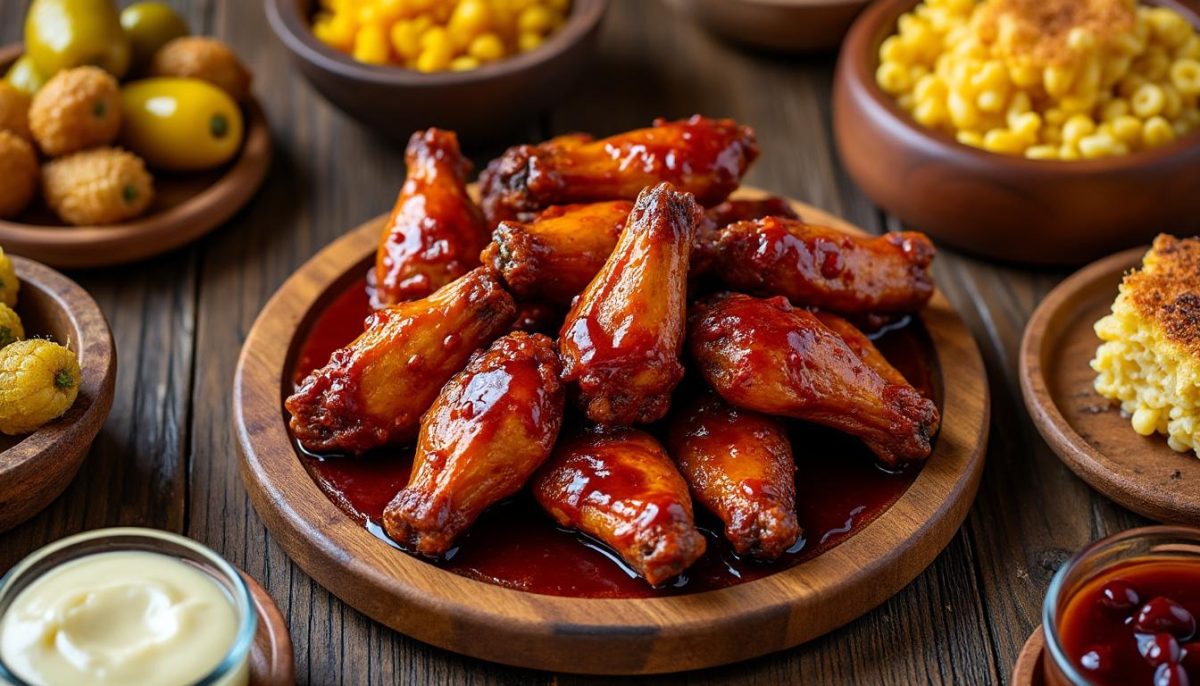 découvrez notre recette facile et rapide d'ailes de poulet bbq collantes, prêtes en seulement 30 minutes pour un repas savoureux et convivial.