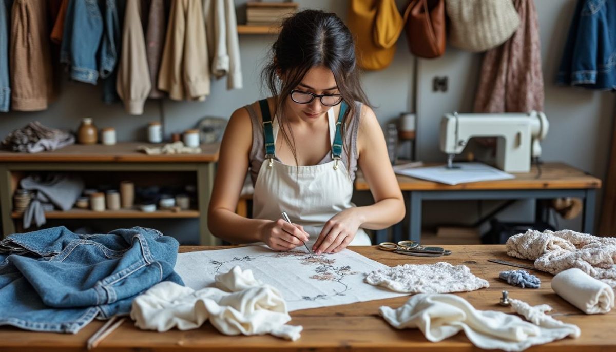 découvrez comment martine toudic redonne vie et modernité aux étoffes anciennes au salon des métiers d’art de trégastel, alliant tradition et innovation textile.