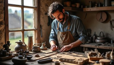 découvrez comment guénolé le formal, aux fougerêts, transforme les vieilles pièces en accessoires uniques et remplis d'histoire, alliant créativité et savoir-faire artisanal.
