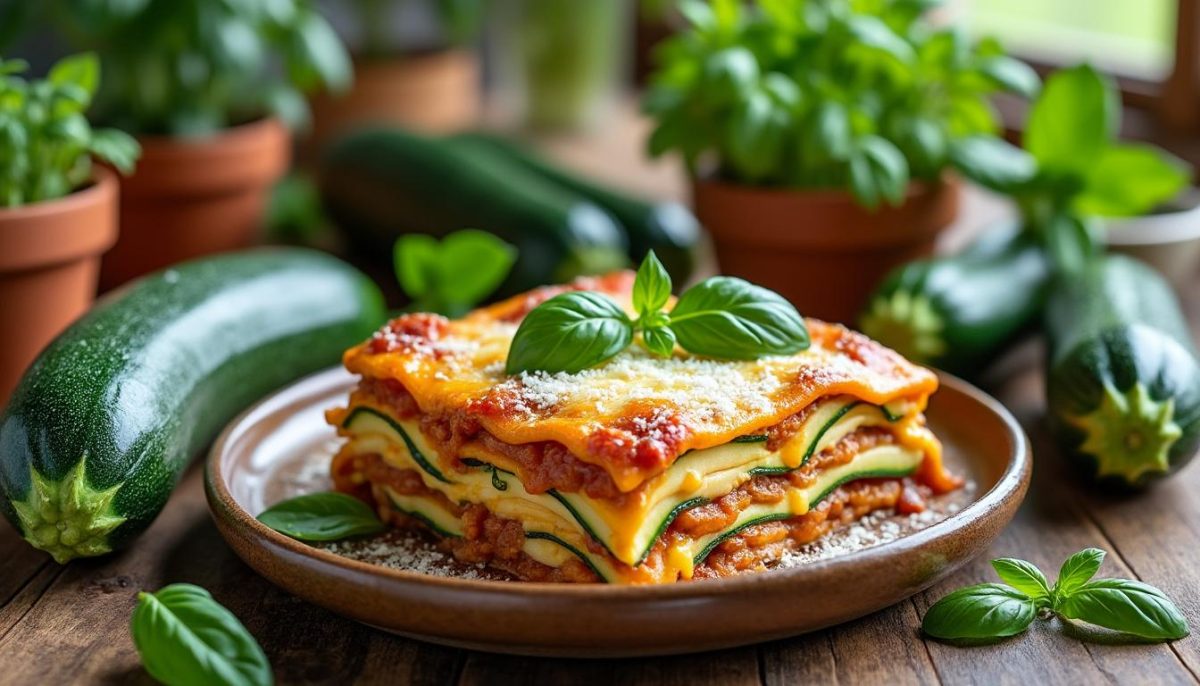 découvrez cette recette de lasagne aux courgettes sans pâtes, parfaite pour utiliser toute votre récolte de manière savoureuse et sans jamais vous lasser.