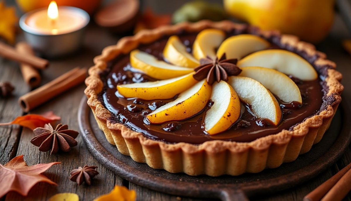 découvrez la recette incontournable de la tarte poire chocolat fondante, un dessert automnal gourmand qui ravira tous vos invités et deviendra votre incontournable de la saison.