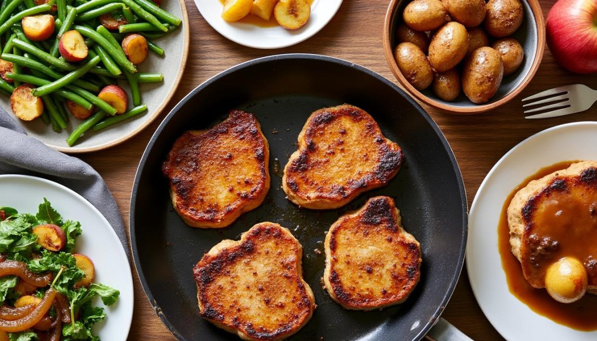 découvrez une recette simple et rapide de côtelettes de porc croquantes, préparées en une seule poêle, idéale pour des repas savoureux et sans stress en semaine.