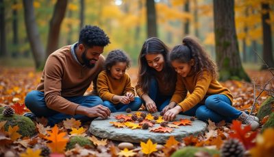 découvrez comment créer de magnifiques œuvres d'art d'automne en famille en utilisant uniquement ce que la nature offre gratuitement en forêt. activités ludiques, créatives et accessibles à tous pour profiter pleinement de la saison.