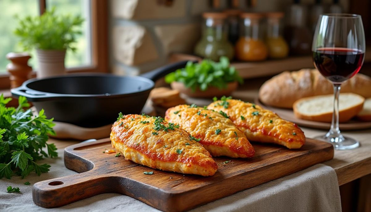 découvrez comment obtenir une croûte dorée au parmesan irrésistible pour sublimer votre poulet. une recette simple et savoureuse qui fera sensation à table.
