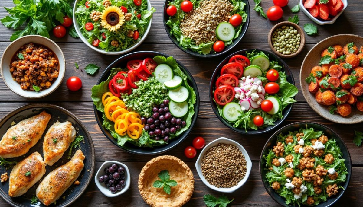 découvrez ma recette de salade fraîche et croquante, parfaite à préparer en boucle pour des repas sains et savoureux.