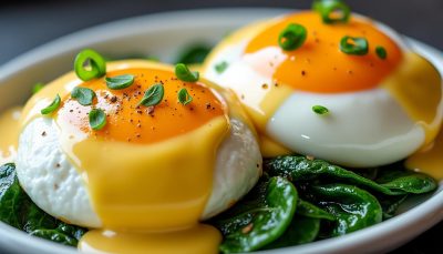 découvrez les œufs à la florentine revisités, un classique revisité avec une touche gourmande pour un retour triomphal en saveurs.