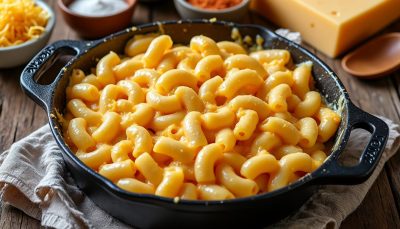 découvrez la recette facile de macaronis au fromage préparée en une seule casserole pour un plat savoureux, rapide et sans vaisselle compliquée.